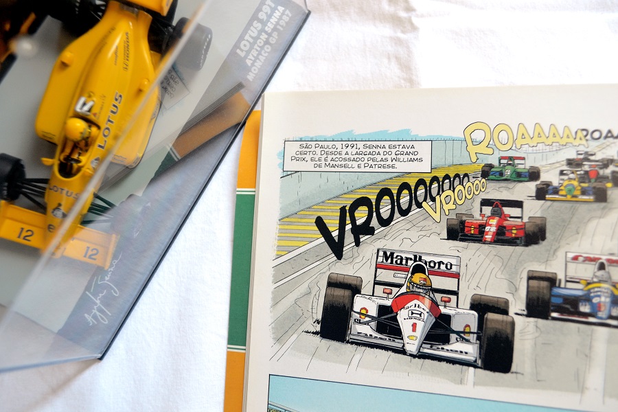Resenha da HQ do Senna, lançada pela Editora Nemo. Publicada no blog GatoQueFlutua.